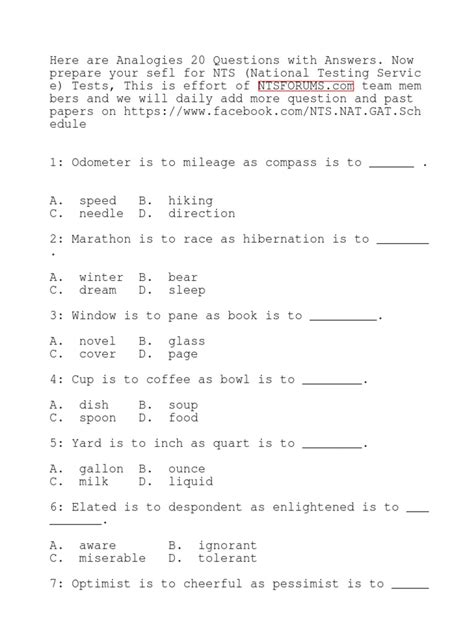 CoCubes Analogies Question and Answers Quiz.